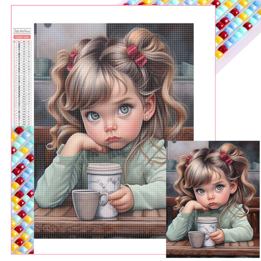 Little Girl - Full Square Drill Diamond Painting 40*50CM