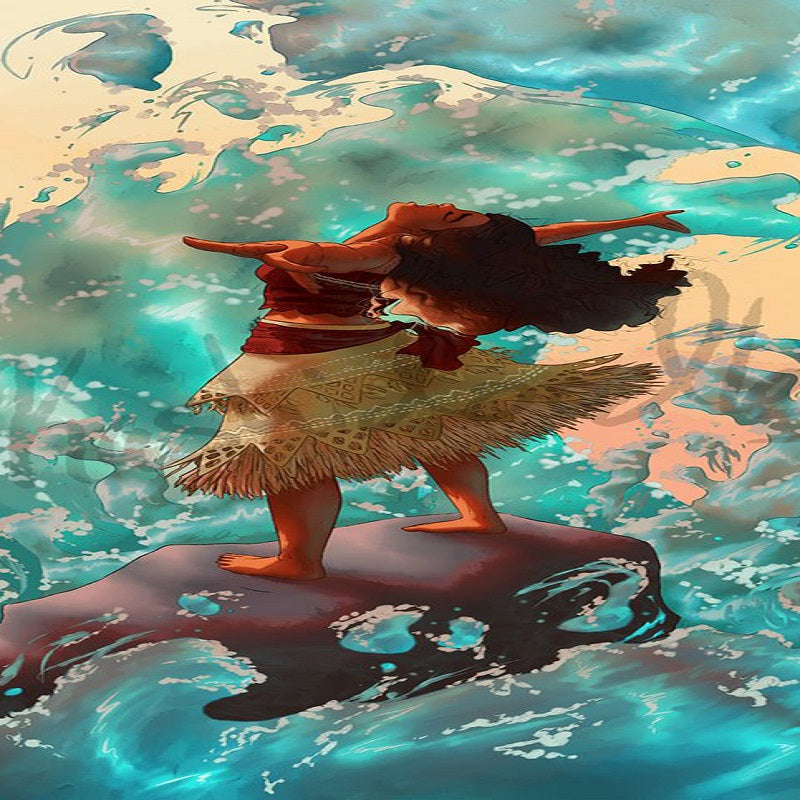 Moana - Full Round Drill Diamond Painting 30*70CM