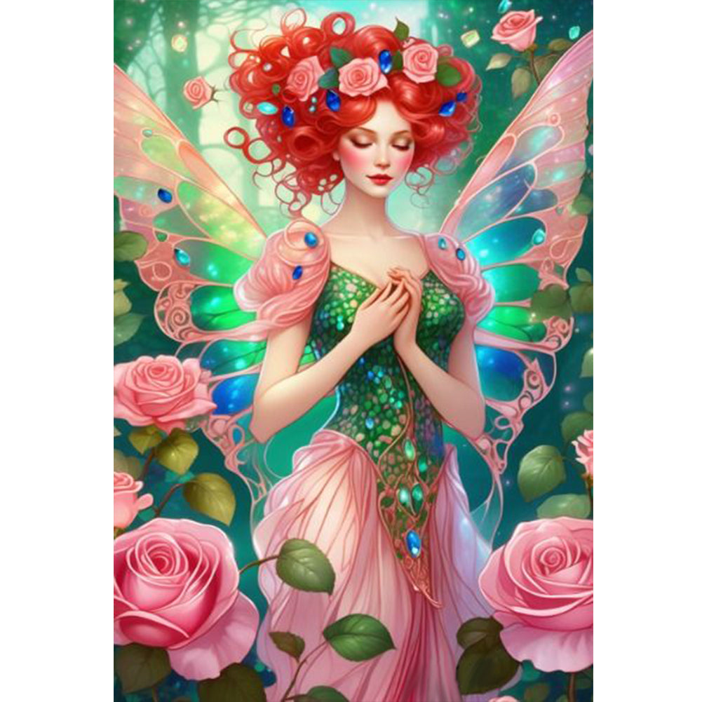 Butterfly Elf - 14CT Stamped Cross Stitch 40*60CM