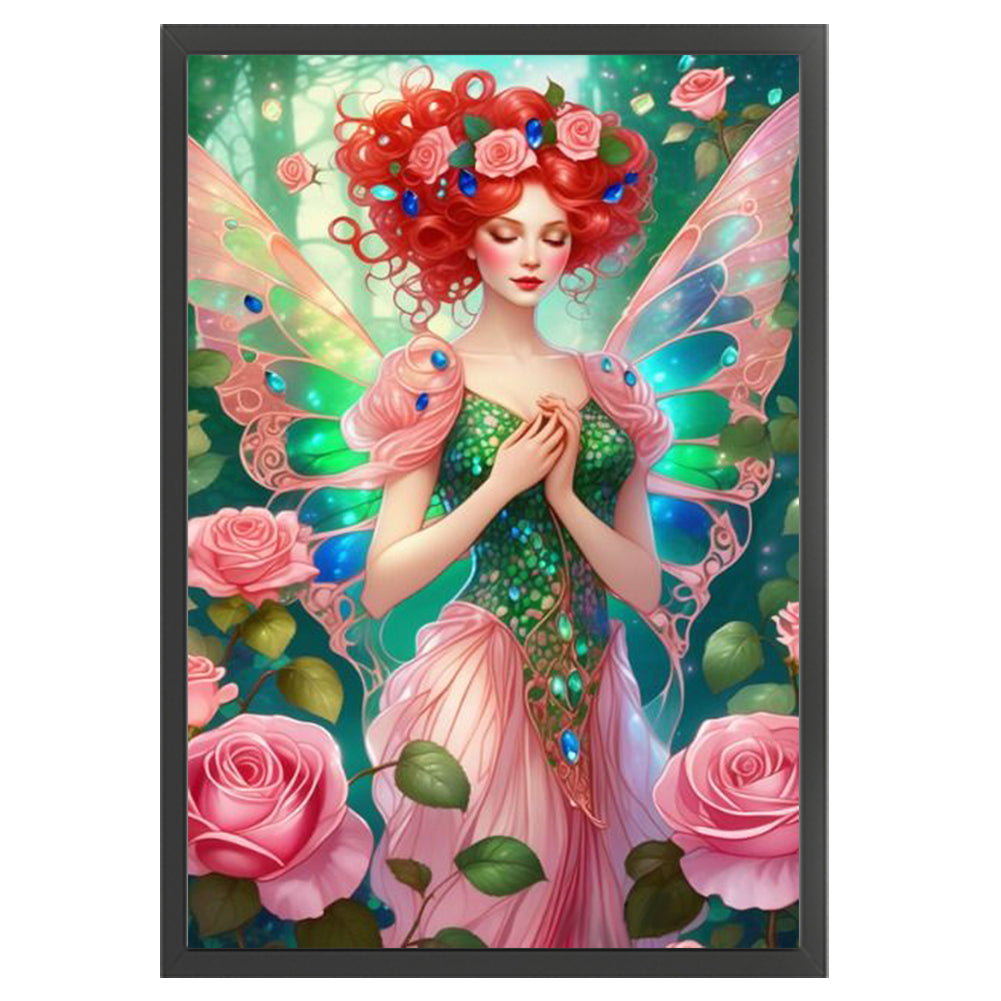 Butterfly Elf - 14CT Stamped Cross Stitch 40*60CM