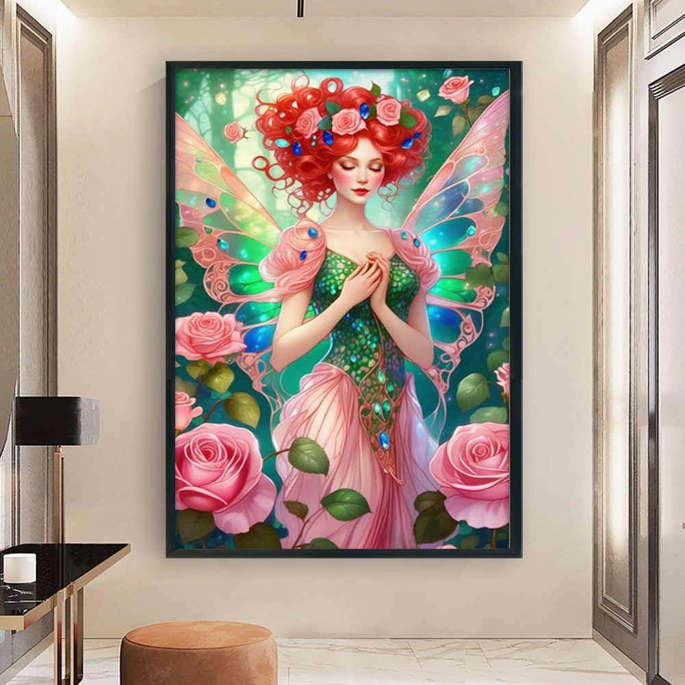 Butterfly Elf - 14CT Stamped Cross Stitch 40*60CM