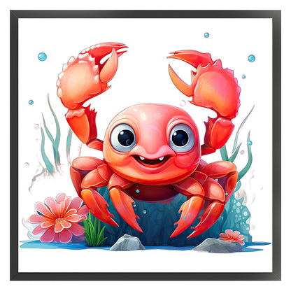 Crab - 14CT Stamped Cross Stitch 40*40CM