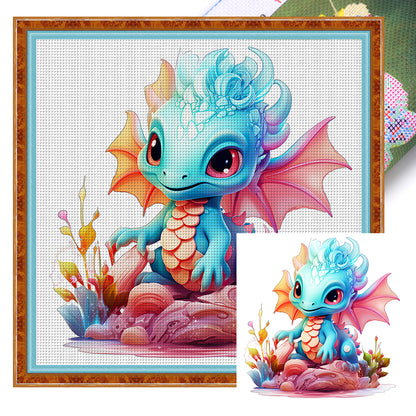 Hailong - 14CT Stamped Cross Stitch 40*40CM