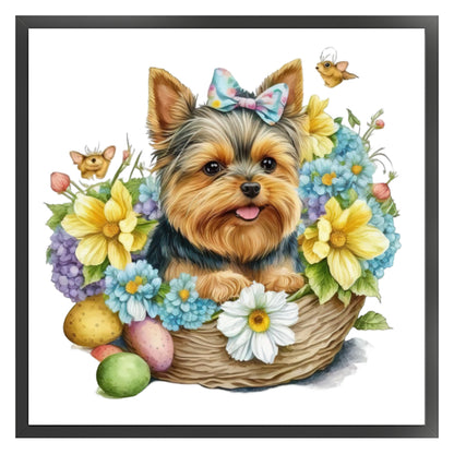 Puppy - 18CT Stamped Cross Stitch 30*30CM