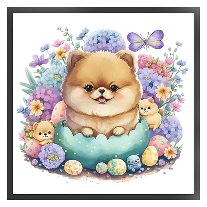 Puppy - 18CT Stamped Cross Stitch 30*30CM