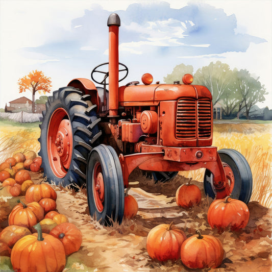 Autumn Harvest - Full Round Drill Diamond Painting 30*30CM