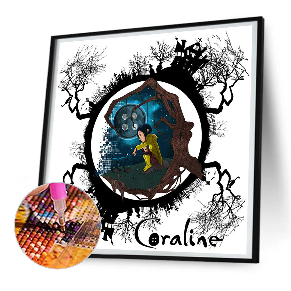 Coraline - Full Round Drill Diamond Painting 30*30CM