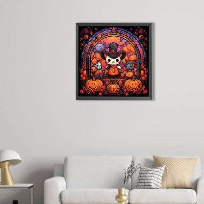 Pumpkin Party - Full AB Round Drill Diamond Painting 40*40CM