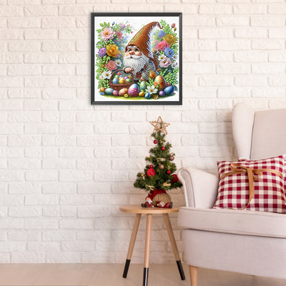 Easter Garden Gnome - Special Shaped Drill Diamond Painting 30*30CM