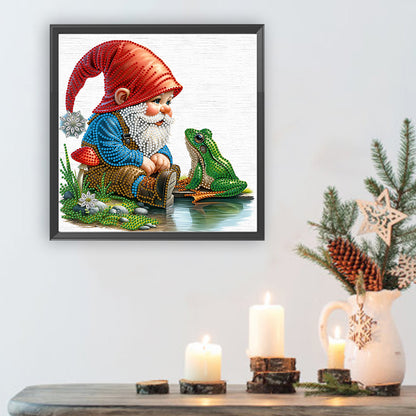 Easter Garden Gnome - Special Shaped Drill Diamond Painting 30*30CM