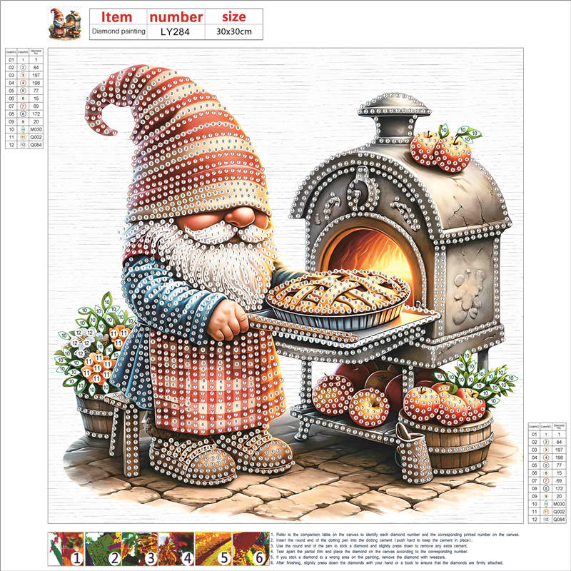 Easter Garden Gnome - Special Shaped Drill Diamond Painting 30*30CM