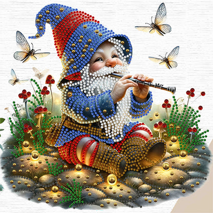 Easter Garden Gnome - Special Shaped Drill Diamond Painting 30*30CM