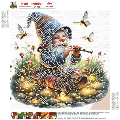 Easter Garden Gnome - Special Shaped Drill Diamond Painting 30*30CM