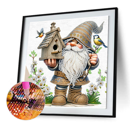 Easter Garden Gnome - Special Shaped Drill Diamond Painting 30*30CM