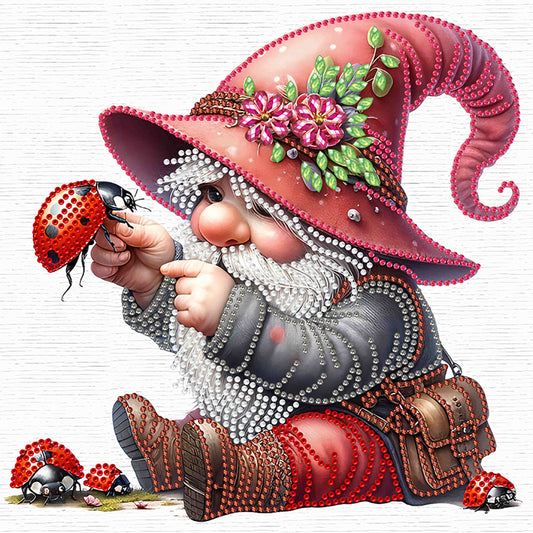 Easter Garden Gnome - Special Shaped Drill Diamond Painting 30*30CM
