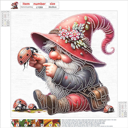 Easter Garden Gnome - Special Shaped Drill Diamond Painting 30*30CM