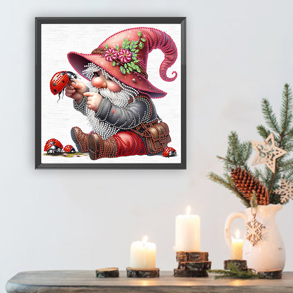 Easter Garden Gnome - Special Shaped Drill Diamond Painting 30*30CM