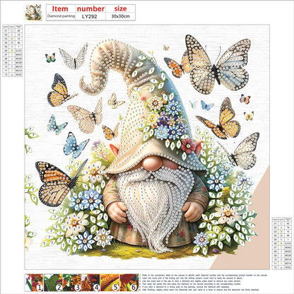 Easter Garden Gnome - Special Shaped Drill Diamond Painting 30*30CM