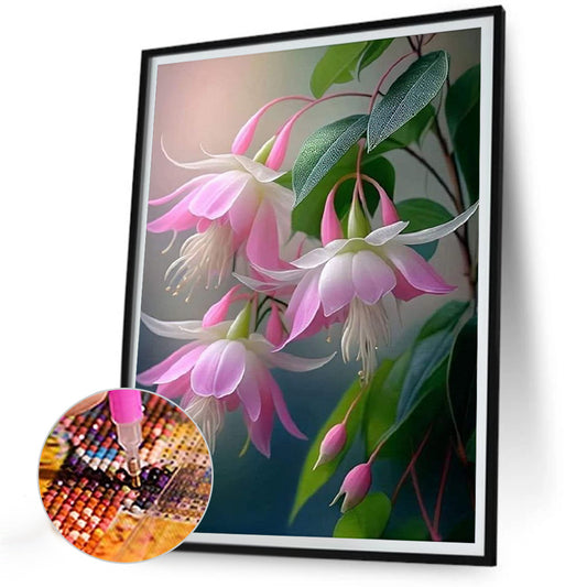 Flowers And Grass - Full Round Drill Diamond Painting 30*40CM