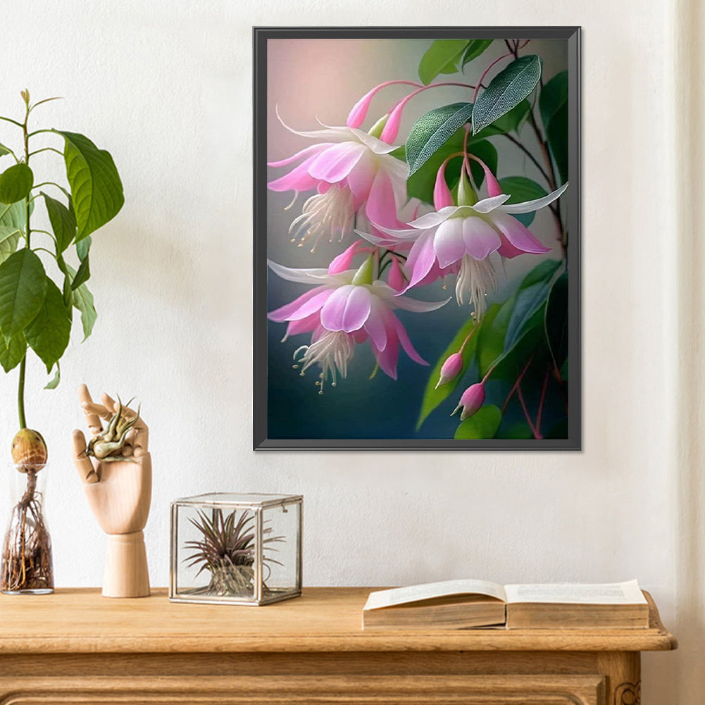 Flowers And Grass - Full Round Drill Diamond Painting 30*40CM