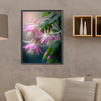Flowers And Grass - Full Round Drill Diamond Painting 30*40CM