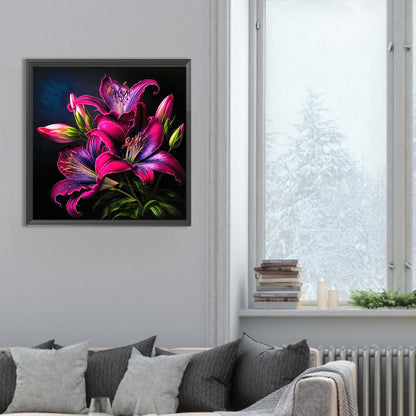 Lily - Full Round Drill Diamond Painting 30*30CM