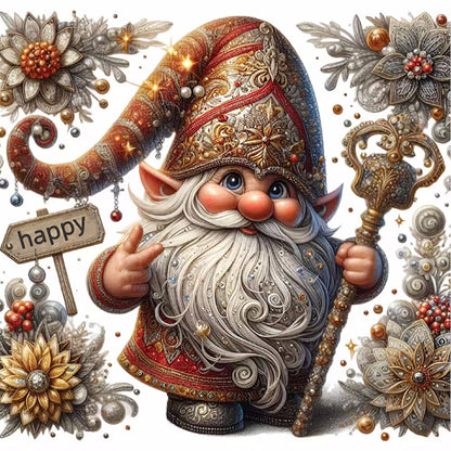 Bejeweled Goblin - Full Round Drill Diamond Painting 30*30CM