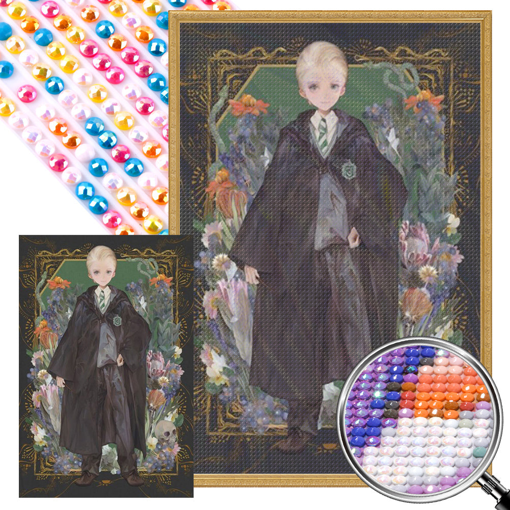 Malfoy - Full AB Round Drill Diamond Painting 40*60CM