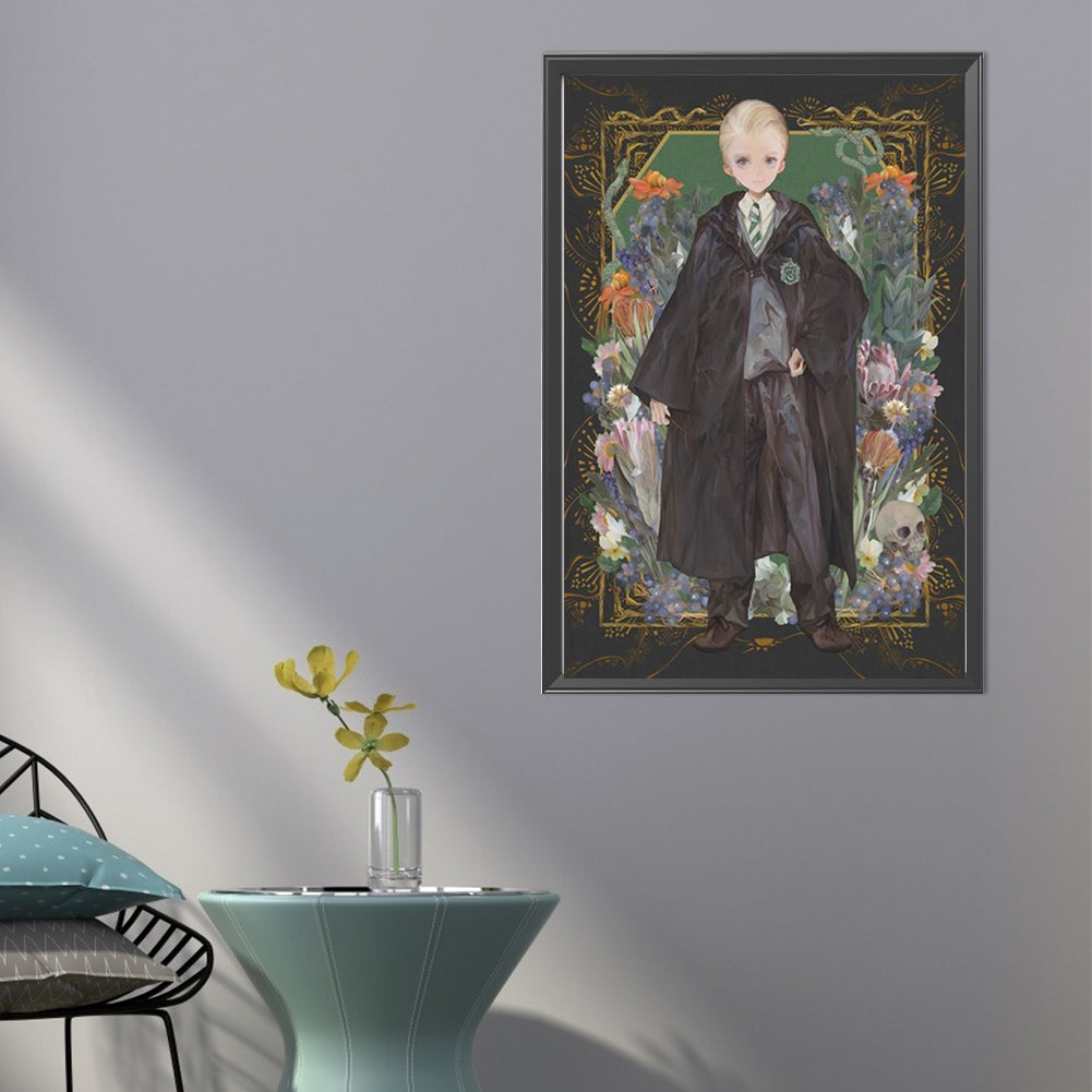 Malfoy - Full AB Round Drill Diamond Painting 40*60CM