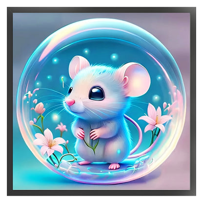 Crystal Ball Zodiac Signs - Rat - 11CT Stamped Cross Stitch 40*40CM