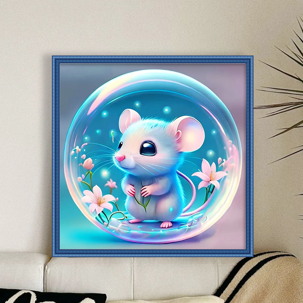 Crystal Ball Zodiac Signs - Rat - 11CT Stamped Cross Stitch 40*40CM