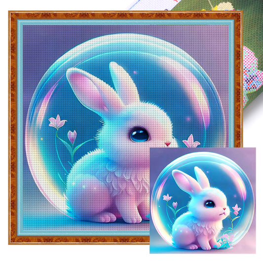 Crystal Ball Zodiac Signs-Rabbit - 11CT Stamped Cross Stitch 40*40CM