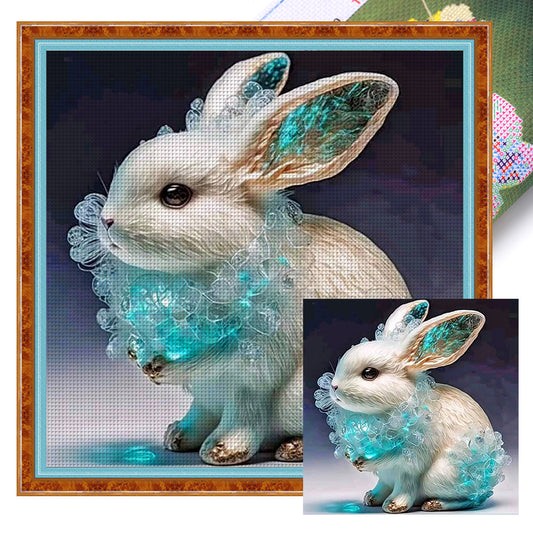 Zodiac Sign-Rabbit - 11CT Stamped Cross Stitch 40*40CM