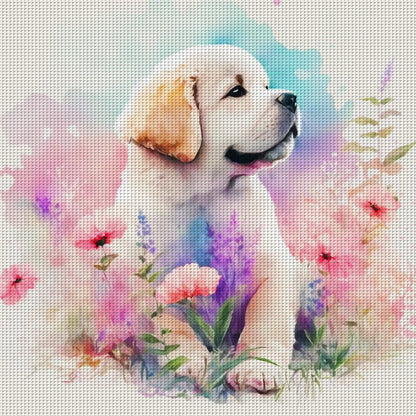 Zodiac Sign-Dog - 11CT Stamped Cross Stitch 40*40CM