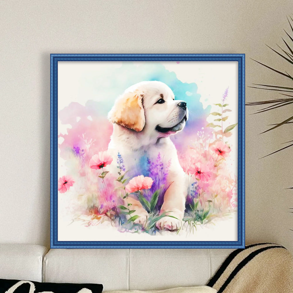 Zodiac Sign-Dog - 11CT Stamped Cross Stitch 40*40CM