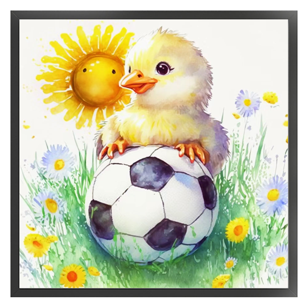 World Cup Zodiac - October Rooster - 18CT Stamped Cross Stitch 25*25CM