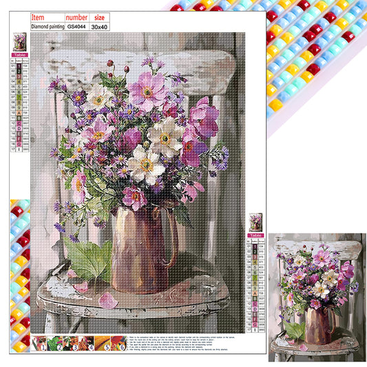 Bouquet - Full Square Drill Diamond Painting 30*40CM