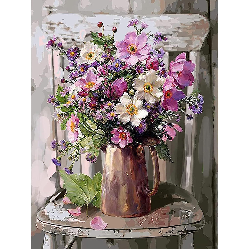 Bouquet - Full Square Drill Diamond Painting 30*40CM