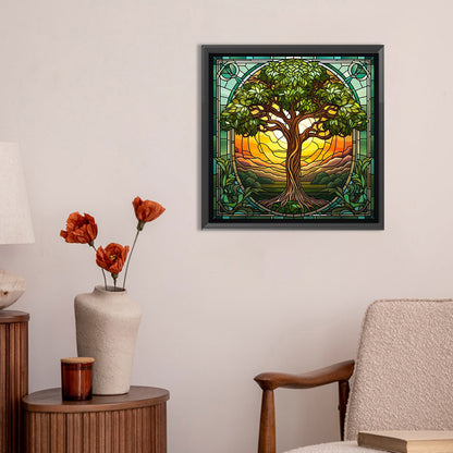 Life Tree - Full Round Drill Diamond Painting 30*30CM