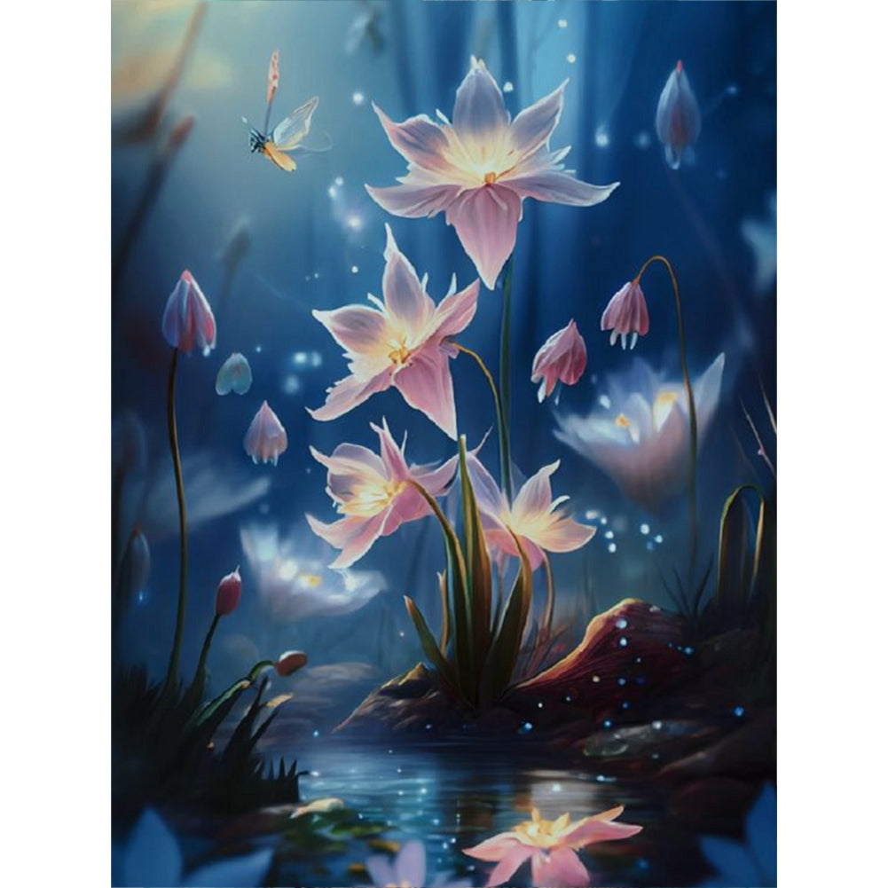 Lily - Full Round Drill Diamond Painting 30*40CM