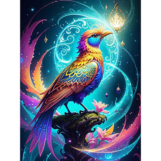 Colorful Bird - Full Round Drill Diamond Painting 30*40CM