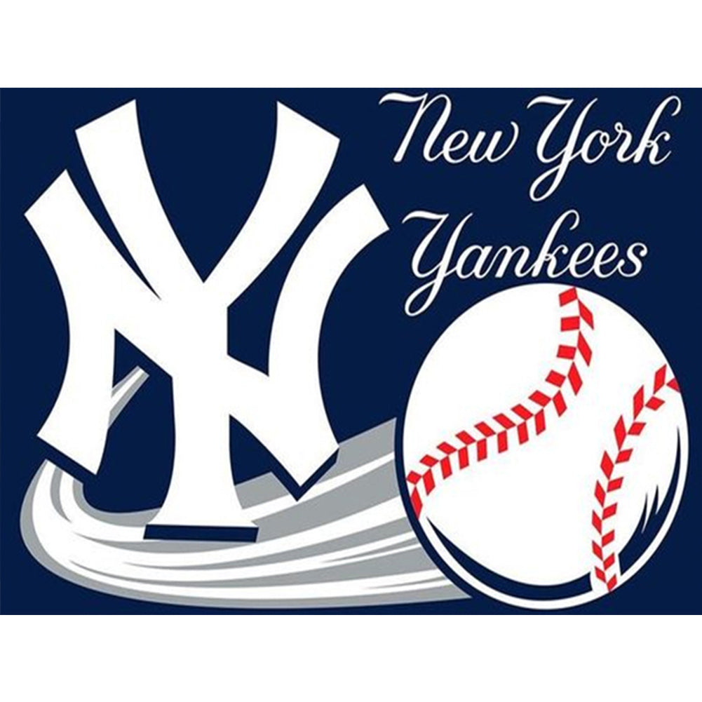 New York Yankees - Full Round Drill Diamond Painting 40*30CM
