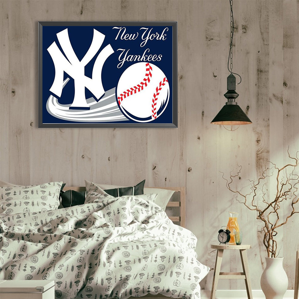 New York Yankees - Full Round Drill Diamond Painting 40*30CM