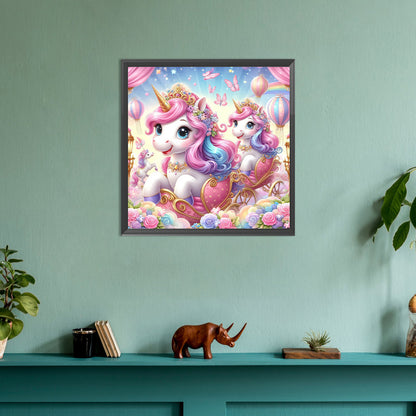 Unicorn - Full Round Drill Diamond Painting 30*30CM