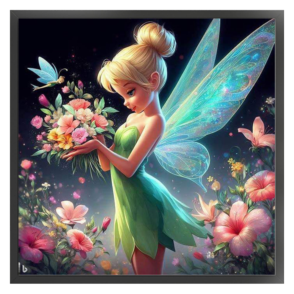 Tinker Bell - 11CT Stamped Cross Stitch 40*40CM