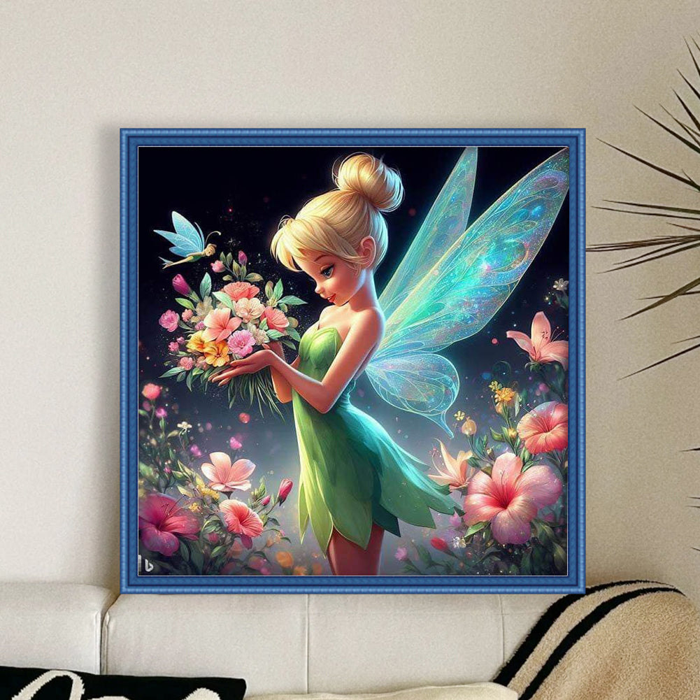 Tinker Bell - 11CT Stamped Cross Stitch 40*40CM