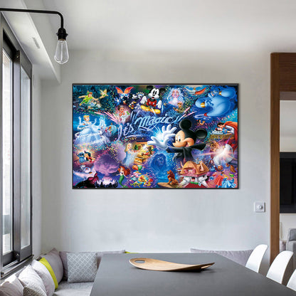 Mickey'S Fantasy Magic - Full Square Drill Diamond Painting 80*50CM