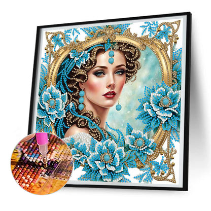 Noble Lady - Special Shaped Drill Diamond Painting 30*30CM