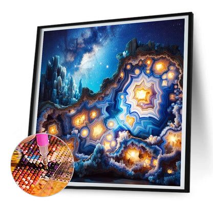 Cosmic Galaxy Cave - Full Round Drill Diamond Painting 30*30CM