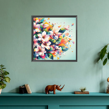 Particle Flower - Full Round Drill Diamond Painting 30*30CM